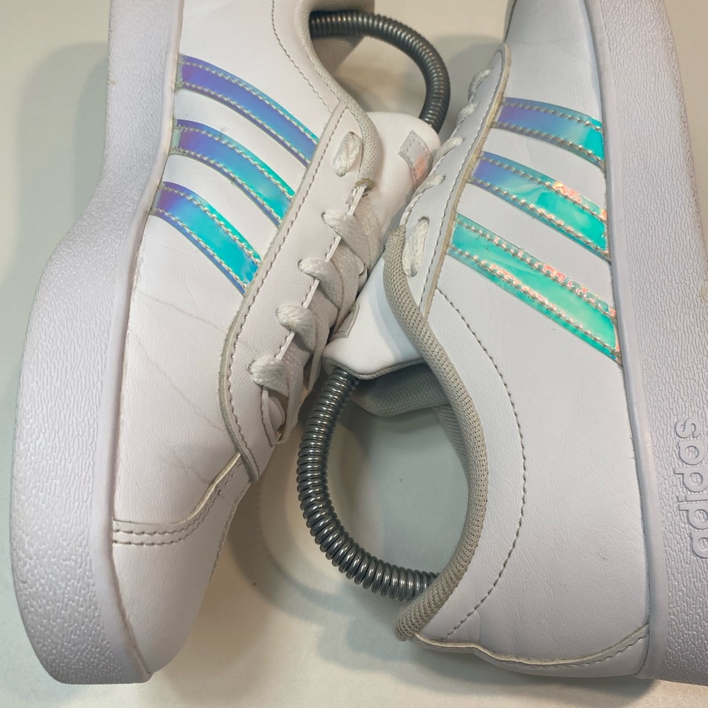 🔥 ADIDAS VL COURT 2.0 WOMENS SIZE 5 SNEAKER CASUAL SHOE - Picture 6 of 9